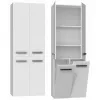 Topeshop NEL 2K DD armadietto bagno bianco