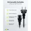 Cavo IEC Goobay 5 m nero spina tipo F IEC C13 H05VV-F3G