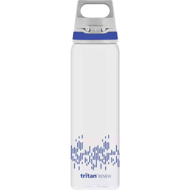 Borraccia Total Clear One MyPlanet blu 0,75 L trasparente/blu scuro, tappo a una mano ONE