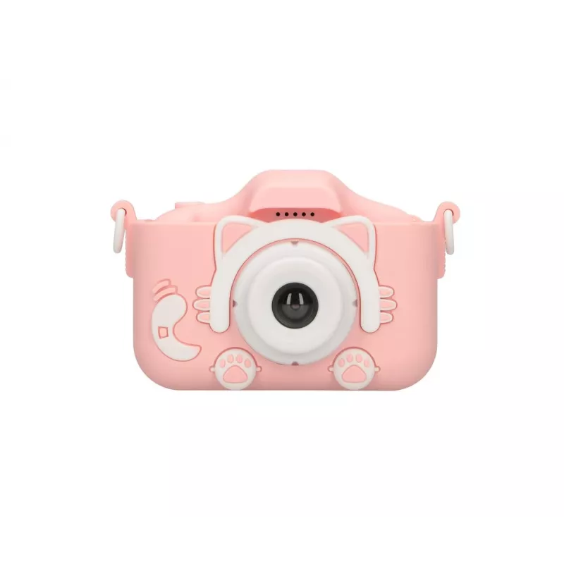 Fotocamera digitale per bambini Extralink H27 SINGLE PINK rosa bianca 3 anni