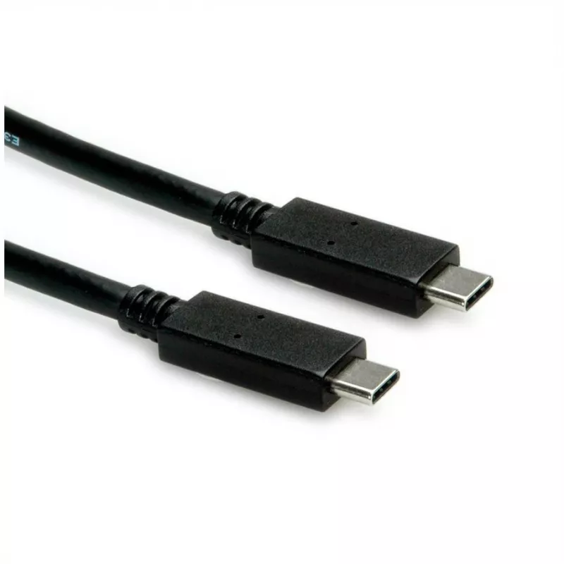 Cavo USB ROLINE 11.02.9056 0,5 m USB 3.2 Gen 2 10 Gbit/s USB C nero