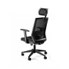 Sedia da ufficio ergonomica ESTA nero