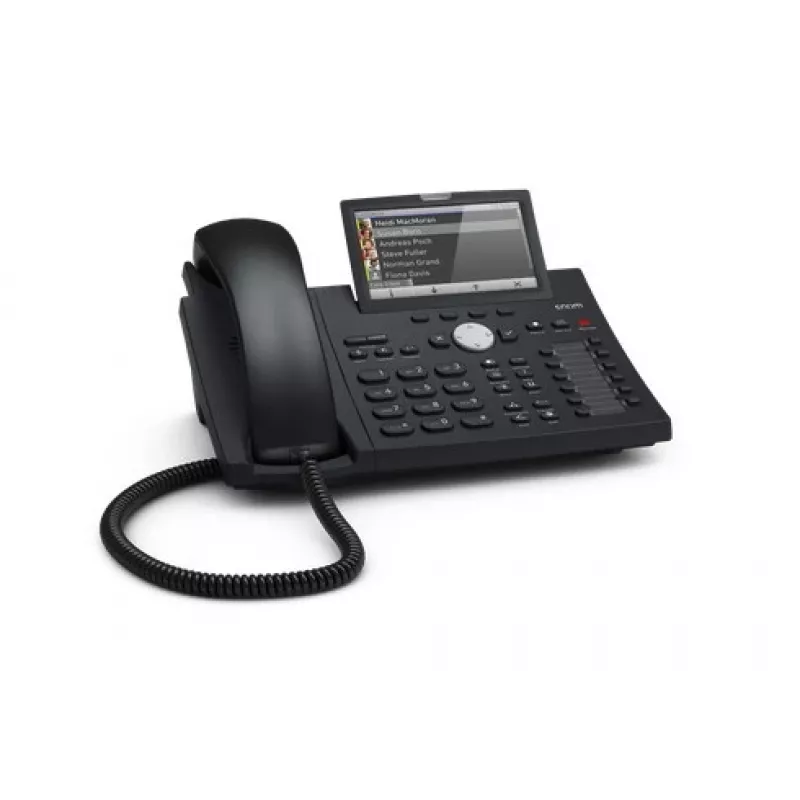 Telefono IP Snom D375 nero 12 linee TFT