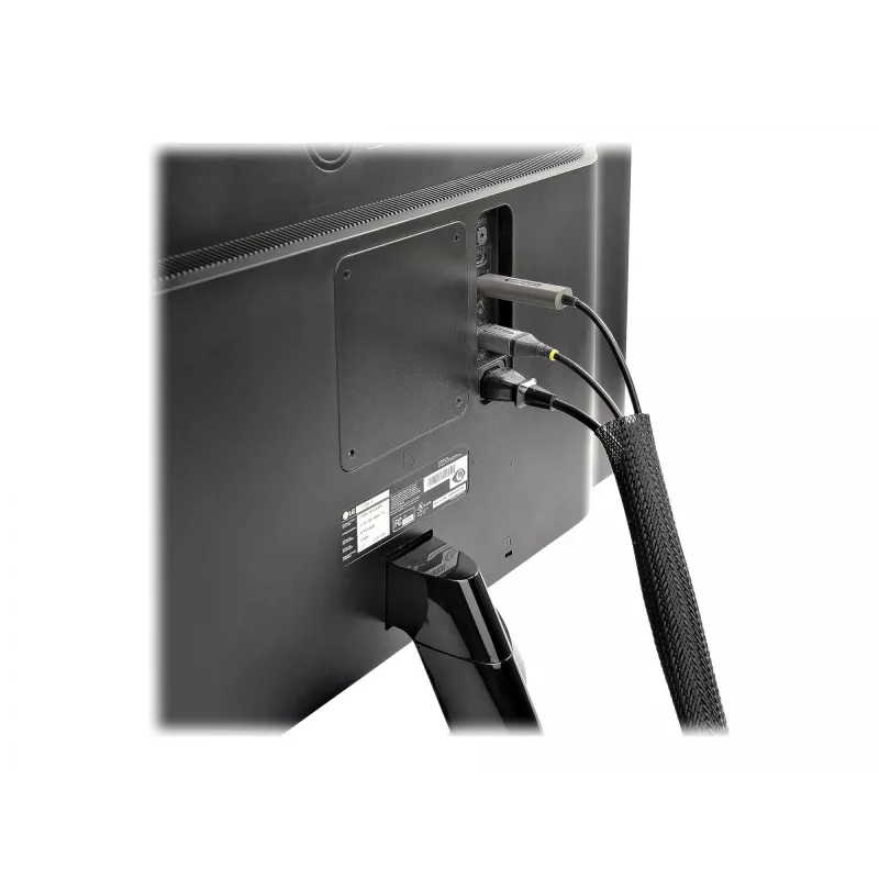 StarTech.com guaina cavi 3 m con chiusura a strappo - accorciabile - custodia cavi ad alta resistenza - 3 cm di diametro - guaina in rete - gestione cavi /