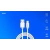 Cavo USB 2.0 SAVIO CL-168, USB A (connettore maschio) a USB C (connettore maschio), 3 m, bianco