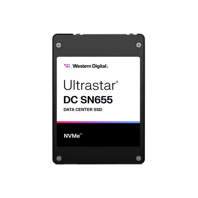 Western Digital Ultrastar DC SN655 WUS5EA1A1ESP7E3 SSD interno 15,36 TB, 2,5 pollici U.3, PCIe 4.0 NVMe, 3D TLC, ISE, 6800/3700 MB/s
