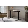 Scrivania cama meble MOON regolabile elettricamente in altezza dritta 1210×670 mm nero