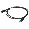Cavo USB 2.0 USB-C a USB-C LANBERG CA-CMCM-10CU-0010-BK 1 m, nero, 480 Mbit/s, contatti placcati oro