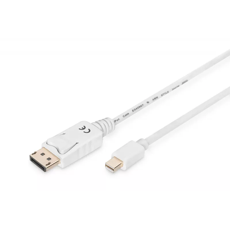 Cavo di collegamento DisplayPort Digitus AK-340102-010-W