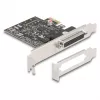 DeLOCK 66324 Adattatore interno RS-232 VGA PCIe connettore femmina nero