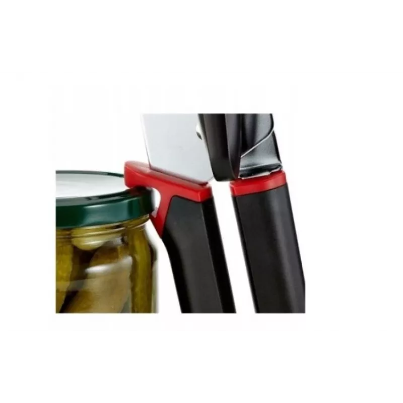 Apribottiglie Tefal K20705, design ergonomico, impugnatura antiscivolo, nero, 464 g, lavabile in lavastoviglie