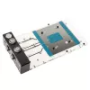 Backplate BitsPower X-TEND active per RTX 4090 FE — finitura acrilico (BP-VG4090FE-BKP)