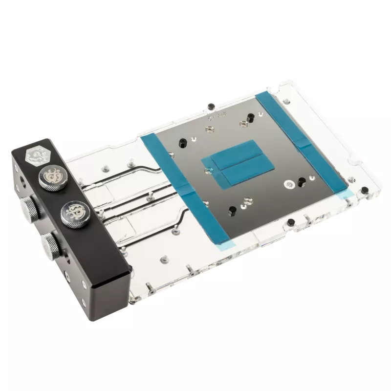 Backplate BitsPower X-TEND active per RTX 4090 FE — finitura acrilico (BP-VG4090FE-BKP)