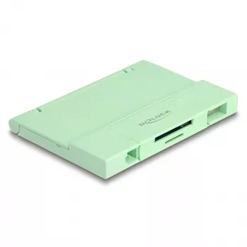 Lettore di schede DeLOCK 91015 USB 3.2 Gen 1 Type-A/Type-C menta