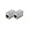 Digitus giunto modulare CAT 6, schermato, 2 pezzi, RJ-45, contatti dorati, argento