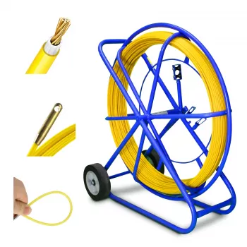 Asta di tiraggio Extralink Pilot 9mm 150m fibra ottica GFK gialla