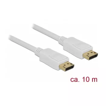 Cavo DisplayPort DeLOCK 84863 10 m bianco
