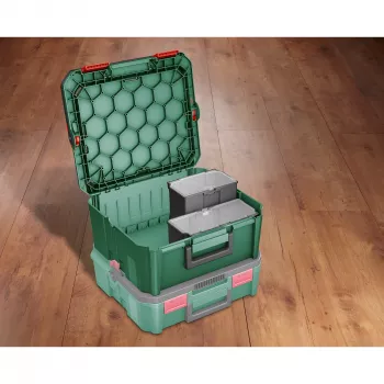Scatola per il deposito Bosch SystemBox rettangolare polipropilene 176×105×133 mm nero/grigio