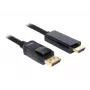 Cavo Delock DisplayPort 1.1 maschio > High Speed HDMI-A maschio passivo 3 m nero (82435)