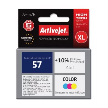 Inchiostro Activejet AH-57R (sostituto per HP 57 C6657AE; Premium; 21 ml; colore)