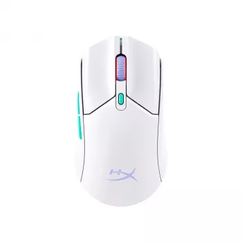 HyperX Pulsefire Haste 2 Core Wls - mouse da gaming (Wht/Grn/Pur)