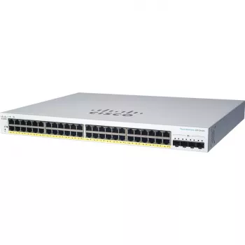 Switch PoE Gigabit L2 gestito Cisco CBS220-24P-4X — 24x 10/100/1000 RJ‑45, 4x SFP+, 128 Gbit/s, 8192 MAC