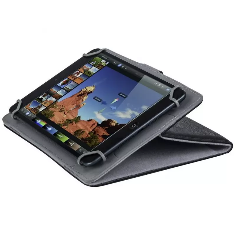 Rivacase Orly 3017 custodia a libro per tablet 10,1 pollici (25,6 cm), similpelle PU, nera