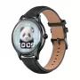 Smartwatch Colmi L28 con cinturino in silicone nero e pelle nero