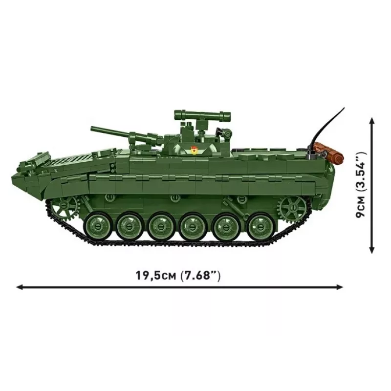 Set da costruzione Cobi Blocks BMP-1 758 pezzi – modello in scala a mattoncini