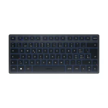 Tastiera Bluetooth CHERRY KW 7100 MINI BT QWERTZ svizzero blu wireless