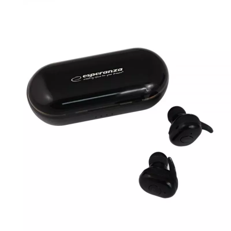 Cuffie Esperanza TWS CARDERA wireless in-ear per chiamate/musica Bluetooth nero