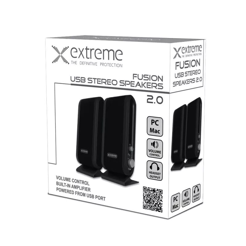 Extreme XP102 Diffusore 2.0 canali 4 W nero