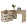 Topeshop DANY SONOMA KPL scrivania per computer color rovere