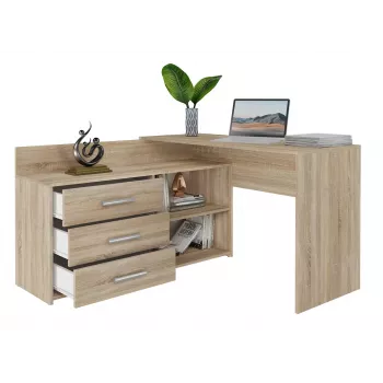 Topeshop DANY SONOMA KPL scrivania per computer color rovere