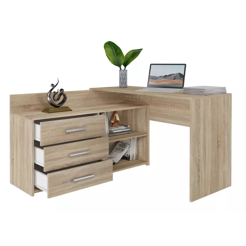 Topeshop DANY SONOMA KPL scrivania per computer color rovere