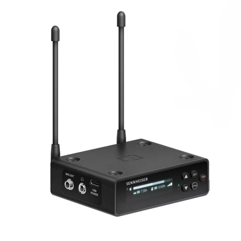 Sennheiser EW-DP ME 2 SET (R4-9) - set per videocamera con trasmettitore miniaturizzato e microfono ME 2 (omnidirezionale), 552-608 MHz