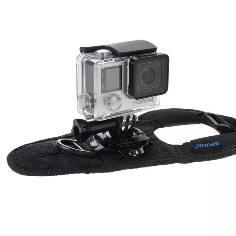Supporto da polso Puluz per action camera con rotazione a 360° — compatibile con GoPro HERO 7/6/5/4/3/2, SJCAM, Xiaomi