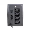 UPS ORVALDI I650 0,6 kVA (360 W) con display LCD e USB, 4 uscite IEC
