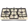 Piano cottura Gorenje GW6D42CLI beige da incasso 60 cm gas 4 zone