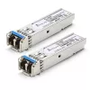Extralink SFP 1.25G confezione da 2 moduli, 1.25Gbps, LC/UPC, 1310nm, 20km, monomodale, DOM
