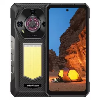 Smartphone rugged UleFone Armor 30 4G con Helio, 12 GB RAM, 512 GB memoria, nero, classe energetica A