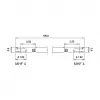 Cavo coassiale DeLOCK 89642 0,1 m MHF IV/ HSC MXHP32