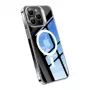 Custodia per telefono Torras UPRO Lstand Clear-Mag per iPhone 15 Pro – trasparente con design magnetico a L