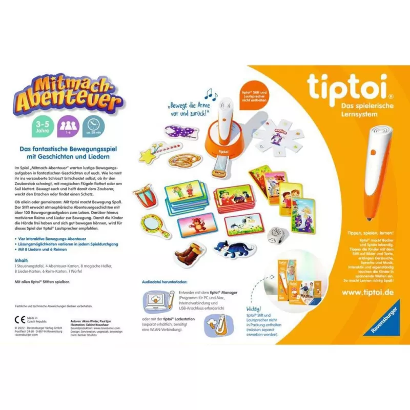 tiptoi ACTIVE avventura interattiva, gioco di abilità