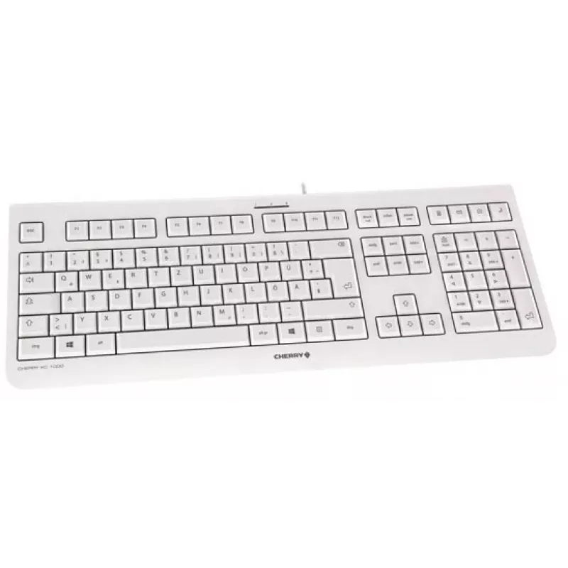Tastiera CHERRY KC 1000 home USB layout svizzero grigio