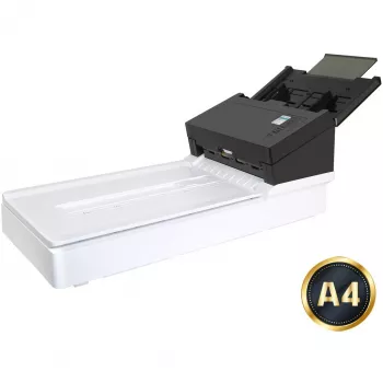 Scanner ADF Avision AD360GF — A4 ADF, 600 x 1200 DPI, alimentazione da 100 fogli, CIS, duplex, LCD, bianco