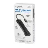 Hub USB-C, 4 porte 2x USB-A, 2x USB-C, nero
