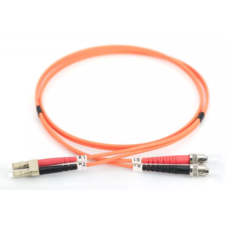 Cavo patch in fibra ottica multimodale - LC - ST - 10 m - I-VH - OM2 - LC - ST
