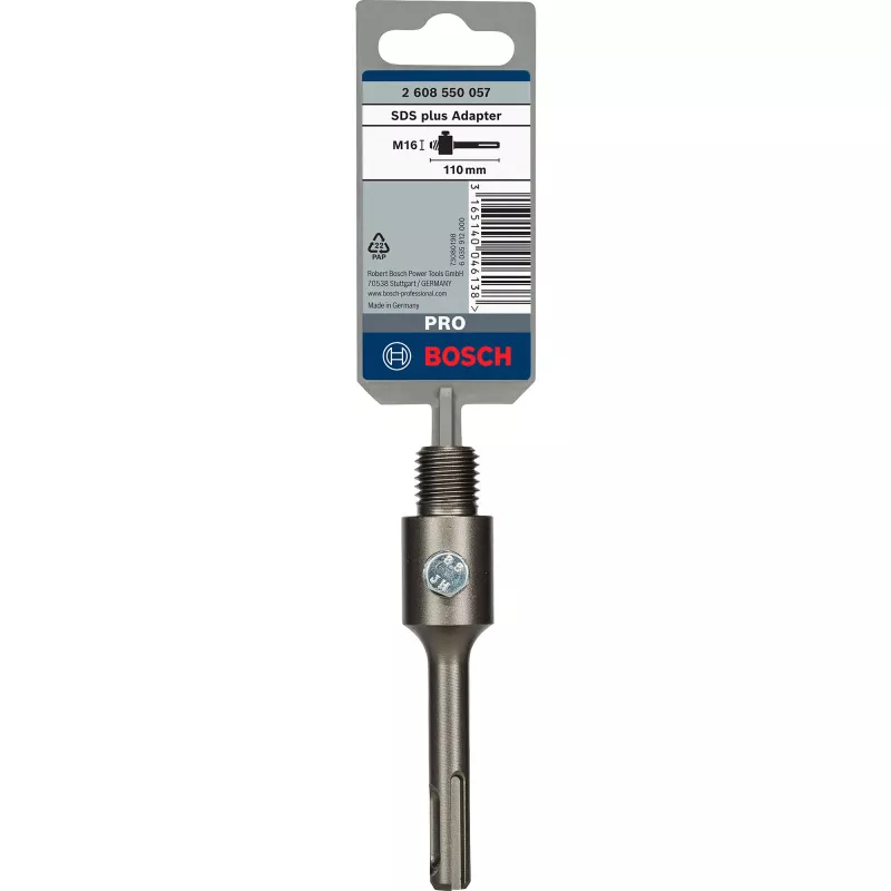 Bosch adattatore con attacco SDS-plus per corone M16, 105 mm