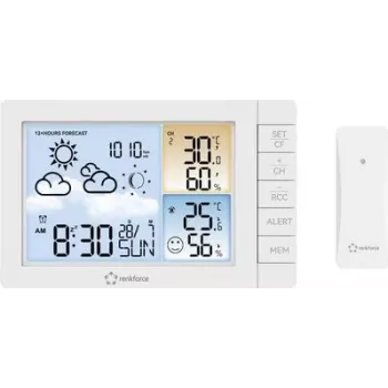 Renkforce stazione meteo digitale bianco (RF-4883634)